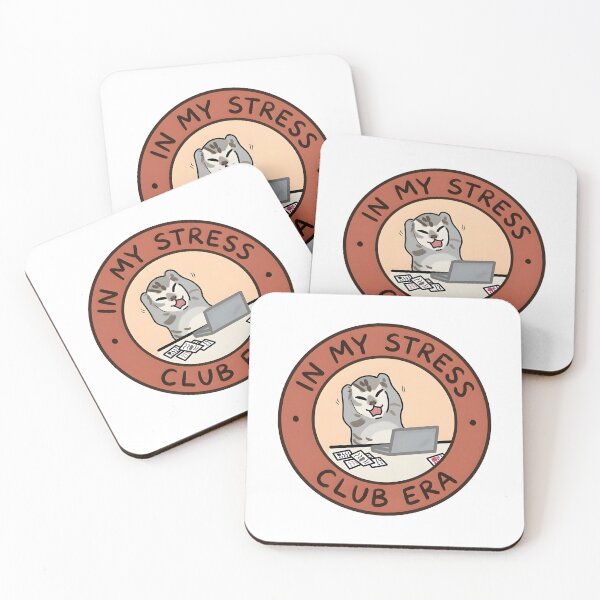 Item preview, Funny Stressed Cat In My Stress Club Era designed and sold by wingoo22.