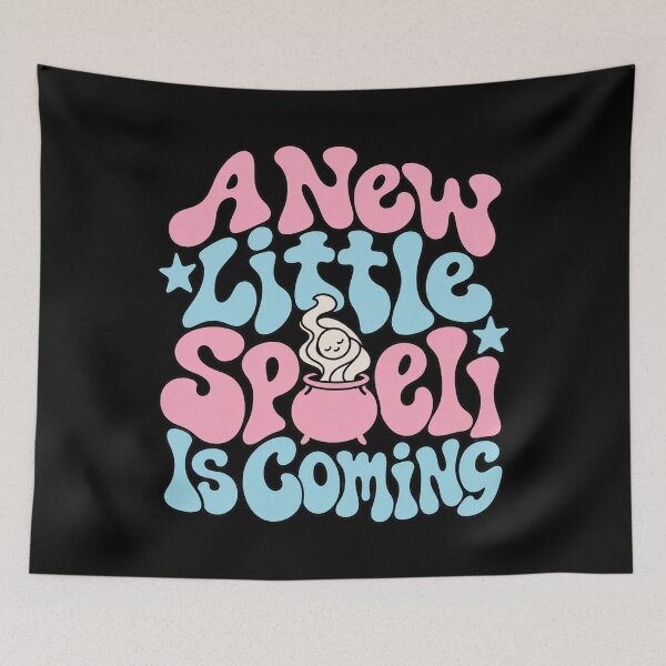 Item preview, A New Little Spell Is Coming - Halloween Pregnancy Announcement designed and sold by AMICO77.