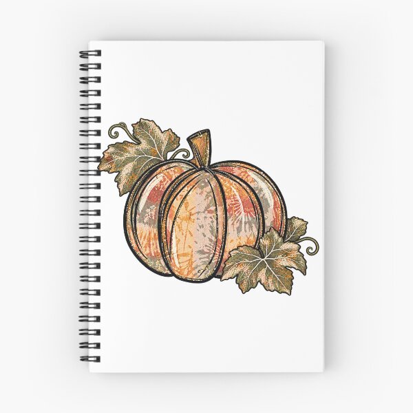 Item preview, Vintage Distressed Floral Pattern Pumpkin Autumn Graphic designed and sold by CozyCubs-Art.