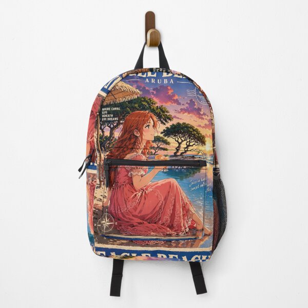 Item preview, Aruba — Eagle Beach — Sunset Beneath the Divi-Divi Trees designed and sold by DibujandoPorfa.