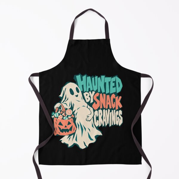 Item preview, Haunted by Snack Cravings - Funny Pregnant Halloween Ghost designed and sold by AMICO77.