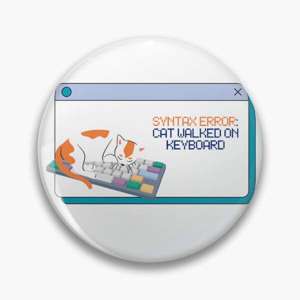 Item preview, Syntax Error Cat Walked On Keyboard designed and sold by roaaroaa.
