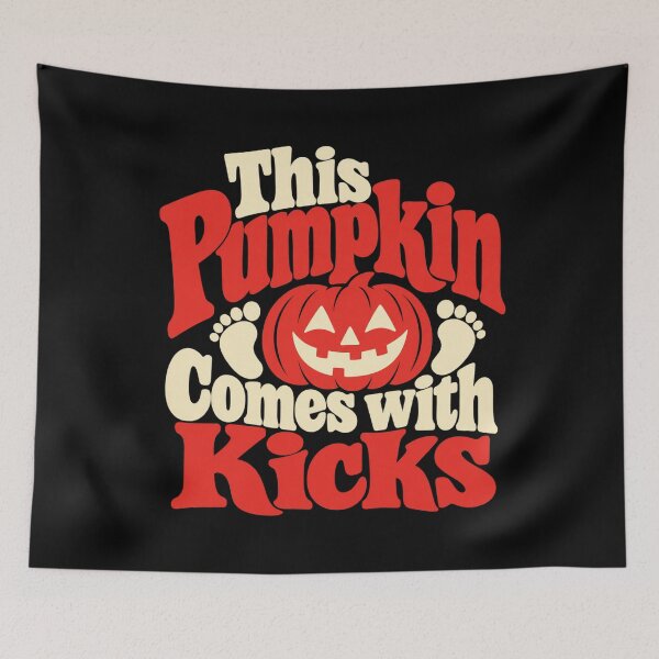 Item preview, This Pumpkin Comes with Kicks - Halloween Pregnancy designed and sold by AMICO77.