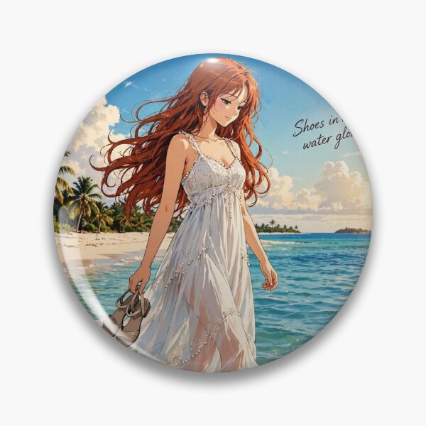 Item preview, Turks and Caicos — Grace Bay — Walking Through Turquoise Water designed and sold by DibujandoPorfa.