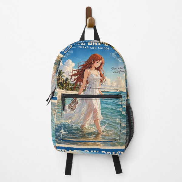 Item preview, Turks and Caicos — Grace Bay — Walking Through Turquoise Water designed and sold by DibujandoPorfa.