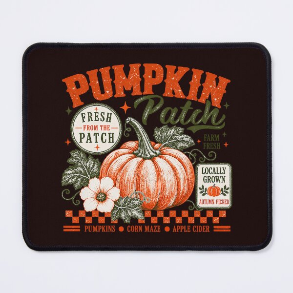 Item preview, Pumpkin Patch Fresh From The Patch Locally Grown Farm Fresh Vintage designed and sold by CozyCubs-Art.