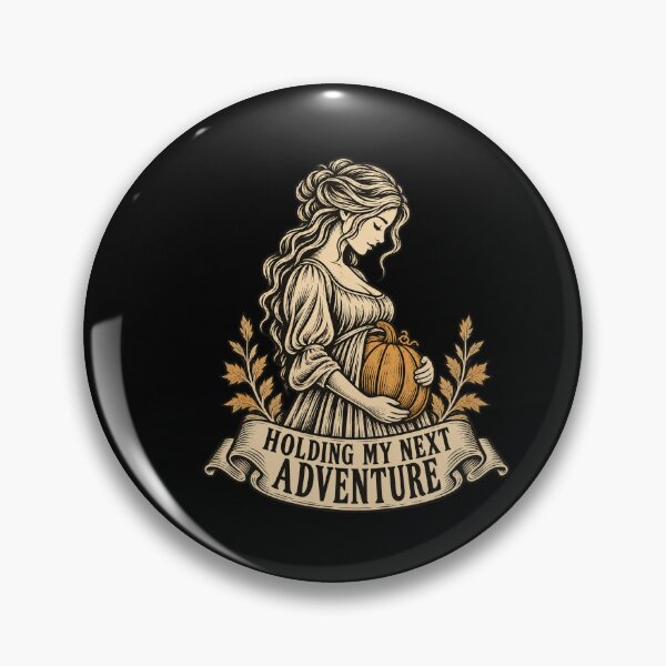 Item preview, Holding My Next Adventure - Fall Pregnancy Pumpkin designed and sold by AMICO77.
