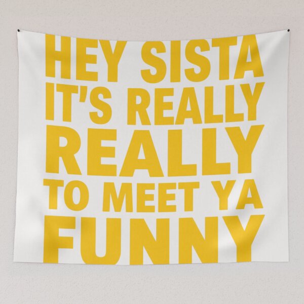 Item preview, Hey Sista It's Really Really Nice to Meet Ya Funny T-Shirt designed and sold by ELK20.