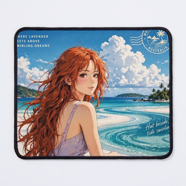 Item preview, Australia — Whitehaven Beach — Where White Sand Meets Blue designed and sold by DibujandoPorfa.