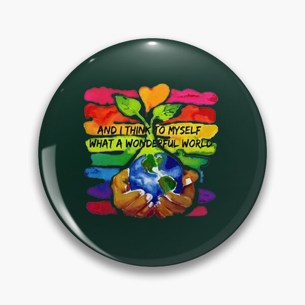 Item preview, I Think Myself What A Wonderful World designed and sold by NourishingShop.