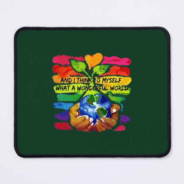 Item preview, I Think Myself What A Wonderful World designed and sold by NourishingShop.