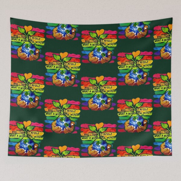 Item preview, I Think Myself What A Wonderful World designed and sold by NourishingShop.