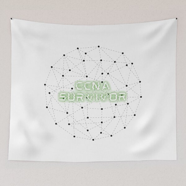 Item preview, Networking Survivor Tech Humor Design designed and sold by roaaroaa.