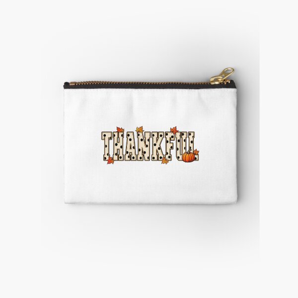 Item preview, Thankful Polka Dot Pumpkin And Maple Leaves Fall Graphic designed and sold by CozyCubs-Art.