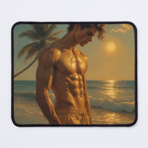 Item preview, Nostalgic Look at a Tropical Beach designed and sold by ChanningsPinups.