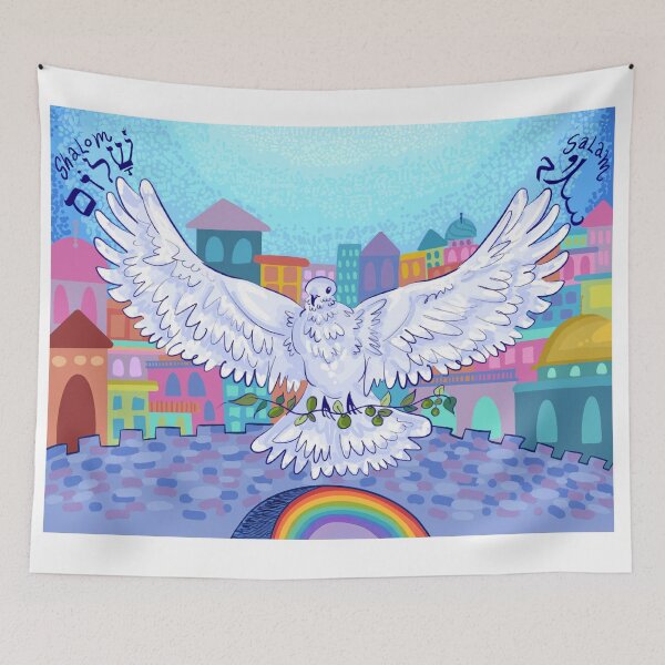 Item preview, Shalom / Salaam - A Moment of Peace designed and sold by natalieapugh.