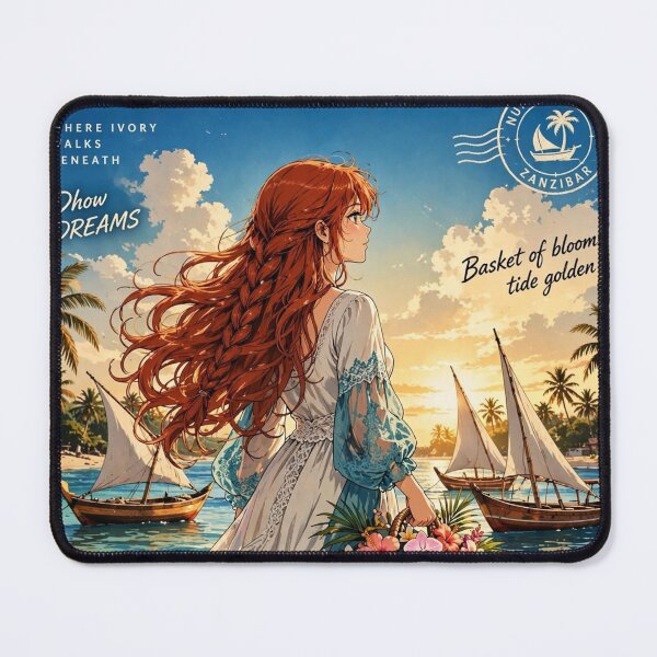 Item preview, Tanzania — Zanzibar — Walking Along Nungwi Beach designed and sold by DibujandoPorfa.