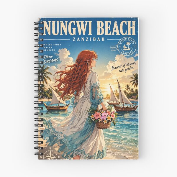 Item preview, Tanzania — Zanzibar — Walking Along Nungwi Beach designed and sold by DibujandoPorfa.
