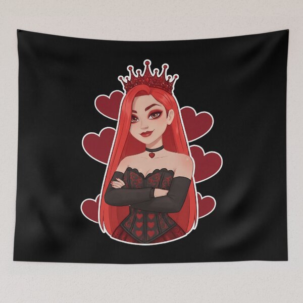 Item preview, Red Queen Of Hearts Future Vision - Descendientes 4 Rise Of Red designed and sold by CaroniCreatives.