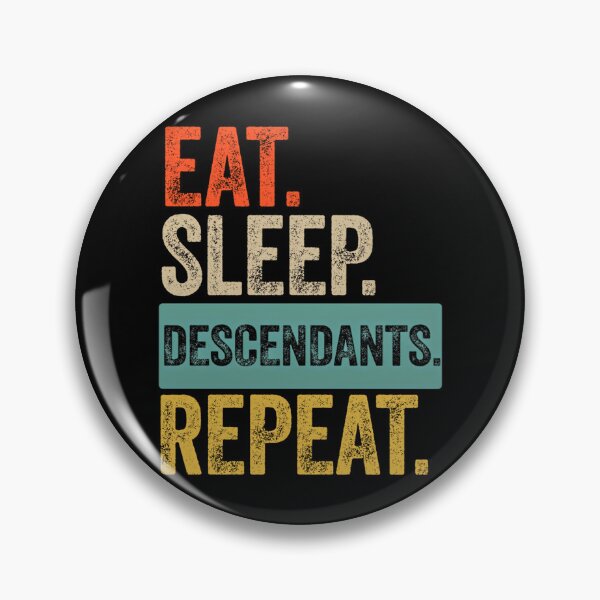 Item preview, Eat Sleep Descendants Repeat Retro Vintage designed and sold by CaroniCreatives.