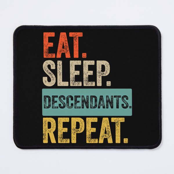 Item preview, Eat Sleep Descendants Repeat Retro Vintage designed and sold by CaroniCreatives.