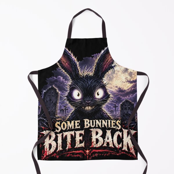 Item preview, Some Bunnies Bite Back – Dark Halloween Bunny Horror designed and sold by thirtyonestars.
