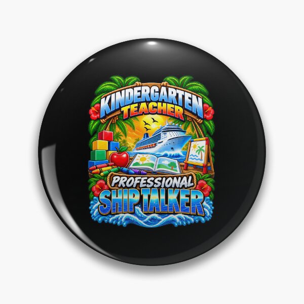 Item preview, Kindergarten Teacher Professional Ship Talker Cruise designed and sold by fungear.