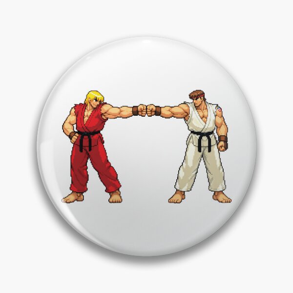 Item preview, Ken vs Ryu Fist Bump Street Fighter 2 designed and sold by Ctrl+AltGalaxy.