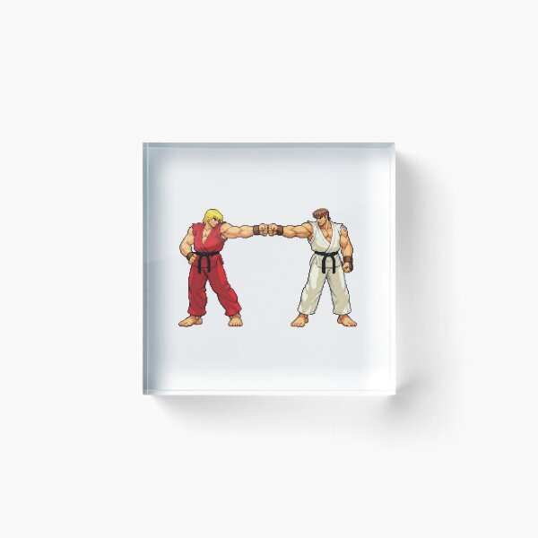 Item preview, Ken vs Ryu Fist Bump Street Fighter 2 designed and sold by Ctrl+AltGalaxy.