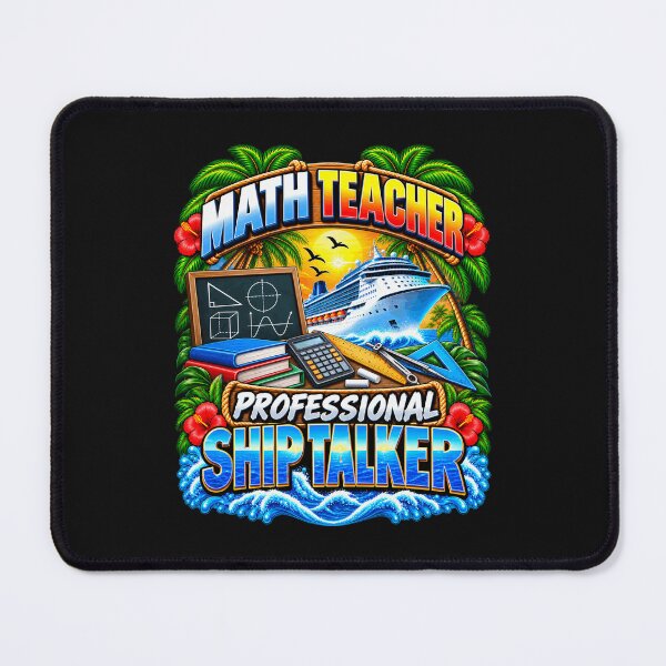 Item preview, Math Teacher Professional Ship Talker Cruise Vacation designed and sold by fungear.