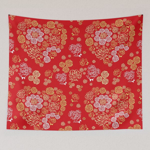 Item preview, Heart Flowers designed and sold by OddlyAwesomeLLC.