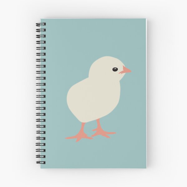 Item preview, Cute Minimalist Chick III on Soft Teal Background designed and sold by Nasdigitalart.
