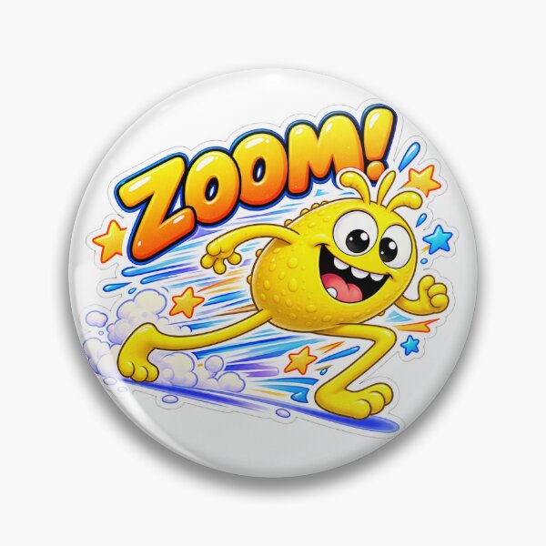 Item preview, Zoom! – Mischief Monsters Speedster designed and sold by Forest Hollow Art.