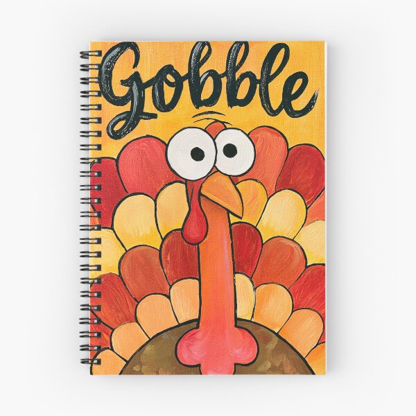 Item preview, Gobble Thanksgiving Turkey Cartoon with Colorful Feathers and Playful Holiday Personality designed and sold by OlfactoART Studio.