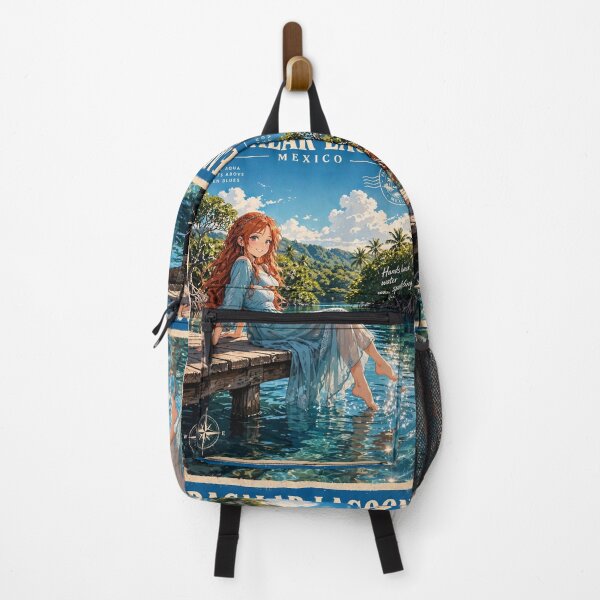 Item preview, Mexico — Bacalar Lagoon — Seven Shades of Blue designed and sold by DibujandoPorfa.