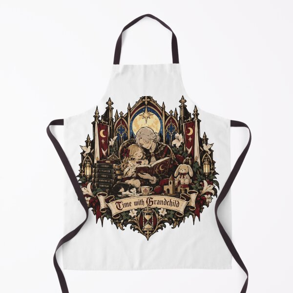 Item preview, Grandma and Grandchild Gothic Illustration designed and sold by medicalkinoko.
