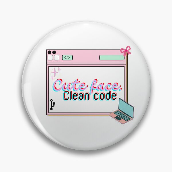 Aperçu de l'œuvre Design technique de code propre pour un visage mignon créée et vendue par roaaroaa.