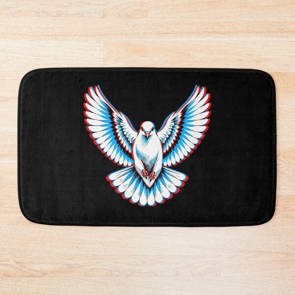 Item preview, Retro 3D Dove Flying Forward 2 designed and sold by American Fieldmark Studio.