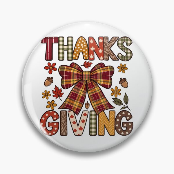 Item preview, Thanksgiving Coquette Plaid Bow Fall Patterned Typography designed and sold by DYALEEZ-XCR.