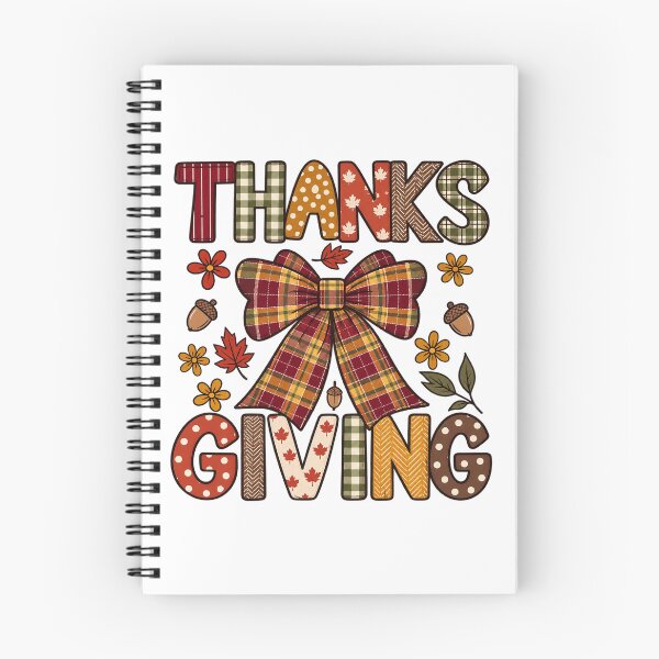 Item preview, Thanksgiving Coquette Plaid Bow Fall Patterned Typography designed and sold by DYALEEZ-XCR.