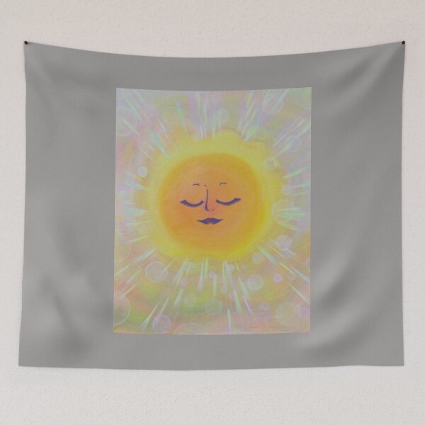 Item preview, Spiritual Celestial Sun Canvas Art designed and sold by Misakitchen.