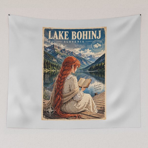 Item preview, Slovenia — Lake Bohinj — Poetry Beneath the Alps designed and sold by DibujandoPorfa.