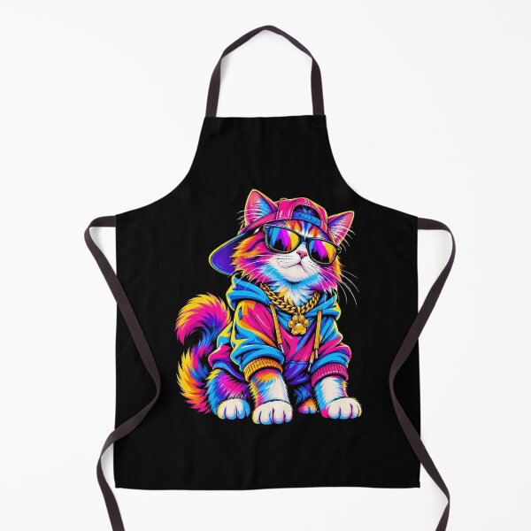 Item preview, Colorful Hip Hop Cat with Sunglasses and Streetwear designed and sold by ArcaneArtistry.