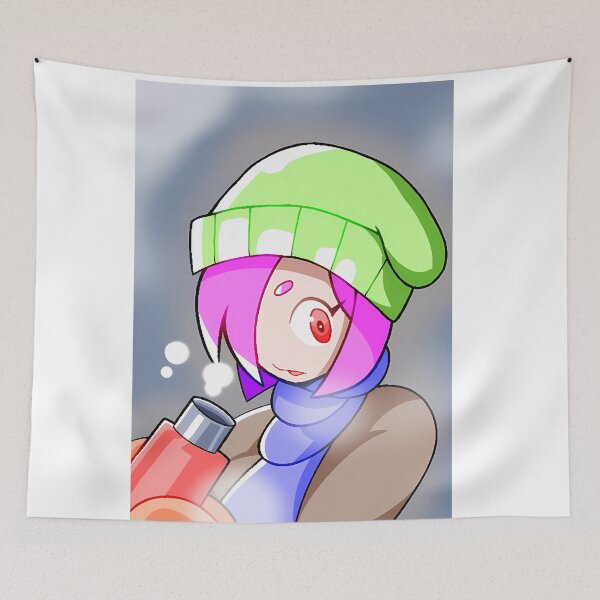 Item preview, Paseo invernal | Anime de pelo rosa designed and sold by darumarta.