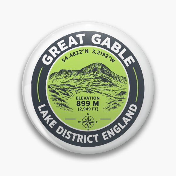 Item preview, Great Gable Lake District England Wainwright Peak Hiking designed and sold by jeshands.