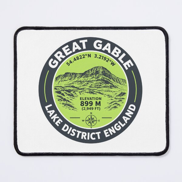 Item preview, Great Gable Lake District England Wainwright Peak Hiking designed and sold by jeshands.