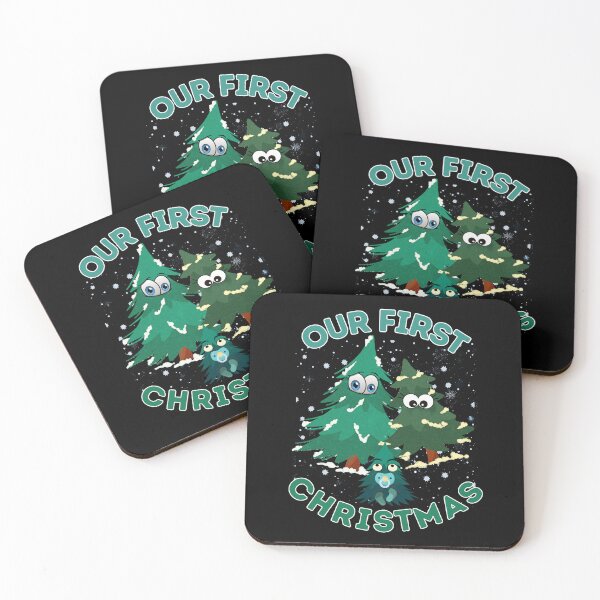 Item preview, Our First Christmas – Cute Family Christmas Trees designed and sold by MyMerryMary.