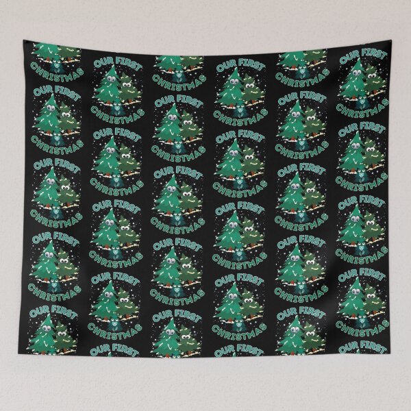 Item preview, Our First Christmas – Cute Family Christmas Trees designed and sold by MyMerryMary.