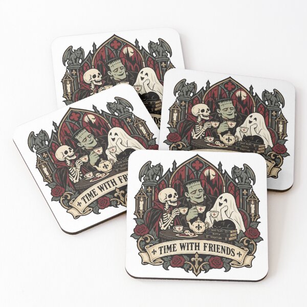 Item preview, Gothic Tea Party With Friends Illustration designed and sold by medicalkinoko.