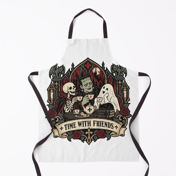 Item preview, Gothic Tea Party With Friends Illustration designed and sold by medicalkinoko.